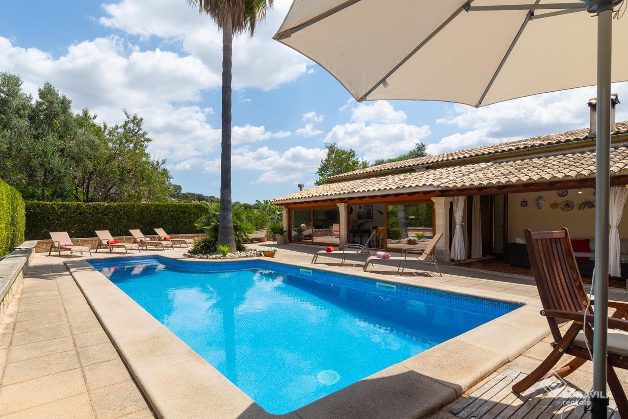 Es Pou De Biniamar Villa Selva  Bagian luar foto